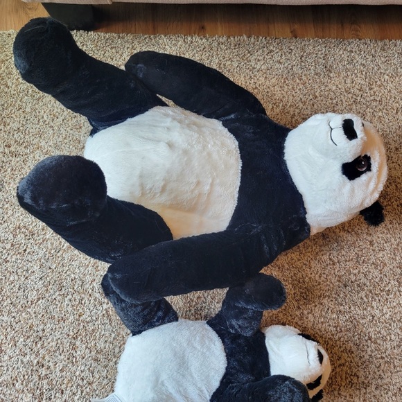 IKEA DJUNGELSKOG Large Soft Toy, Panda, (504.028.44) SET - Picture 6 of 10